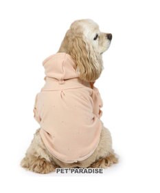 PET PARADISE ペットパラダイス フリルダブルフェイスパーカー 中型犬