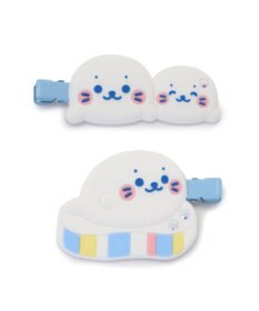 Mother garden しろたん ぷくキラ 前髪クリップ 2個セット 《氷の国》