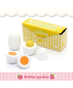 Mother garden マザーガーデン 木製 おままごと ままごと 単品 ままごと食材《たまご3個》