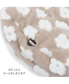 PET PARADISE ペットパラダイス 遠赤外線 ボア 犬たんぽ 《お花柄》M
