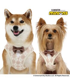PET PARADISE ミニオン ティム ベストハーネス 《アーガイル》  中型犬 SM