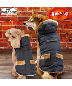 PET PARADISE ペットパラダイス 防寒フード付コート 中型犬 大型犬