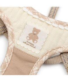 PET PARADISE ペットパラダイス くまちゃん リード付きハーネス 《チェック柄》 ＳＳ