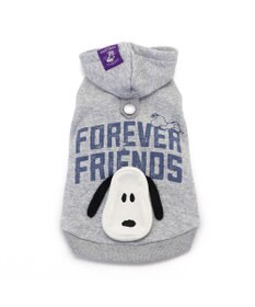 PET PARADISE スヌーピー ずっ友 お揃い パーカー 《グレー》  中型犬  大型犬