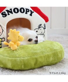 PET PARADISE スヌーピー お庭付き赤い屋根 折り畳みハウス【小】