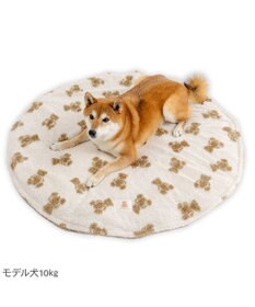 PET PARADISE ペットパラダイス くまちゃん織り 遠赤外線 ボアマット 丸型 Ｍ