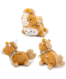 Mother garden しろたん  午年 キーホルダー 《茶》 単品