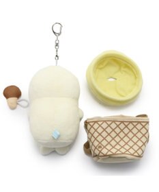 Mother garden しろたん マスコットキーホルダー ついたん 12cm 《しろっぺ  / きのこ狩りおのぼりたん 》 【単品】