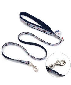 PET PARADISE リサとガスパール リボン付きリード 《パリ柄》 ４Ｓ~３Ｓ 小型犬