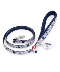 PET PARADISE リサとガスパール リボン付きリード 《パリ柄》 ４Ｓ~３Ｓ 小型犬