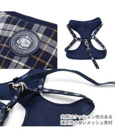 PET PARADISE J.PRESS ビエラチェック ハーネス リード【SS】小型犬
