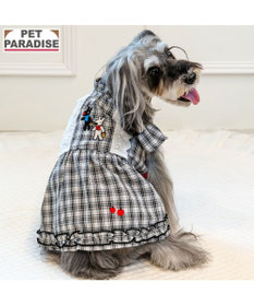PET PARADISE リサとガスパール  ワンピース 《チェック柄》小型犬