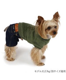 PET PARADISE Lee フリース パンツつなぎ 小型犬