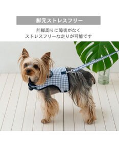 PET PARADISE J.PRESS クールベスト ハーネス 《チェック柄》 Ｓ 小型犬