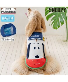 PET PARADISE スヌーピー 脇開き ポケットクール タンクトップ 中型犬 大型犬