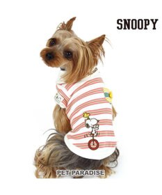 PET PARADISE スヌーピー ポロシャツ 《ボーダー》 小型犬