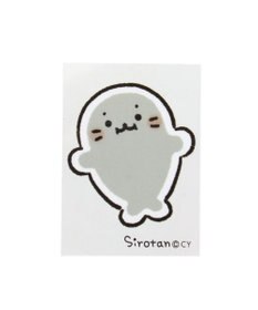 Mother garden しろたん どこでも一緒しろたんステッカー 4枚セット 《ひっぱりあげ/Now Loading…/ぴょこ/はりつき》