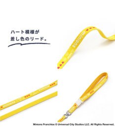 PET PARADISE 犬 ハーネス リード デニム ミニオン 【3S】 ハーネスリード