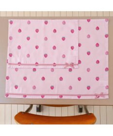 Mother garden マザーガーデン 野いちご ランチマット 小《レトロストロベリー柄》