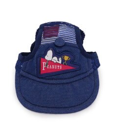 PET PARADISE スヌーピー デニム風キャップ 小型犬 ４Ｓ～３Ｓ / ＳＳ～Ｓ