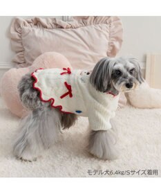 PET PARADISE ディズニー ミニーマウス ケーブルニット 小型犬