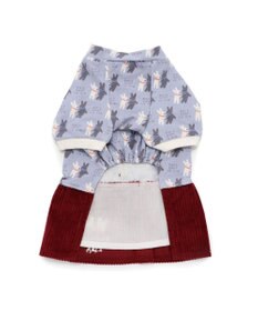 PET PARADISE リサとガスパール リボン つなぎスカート 《であい柄》 小型犬