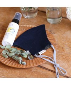 Mother garden 【Hinami】 抗菌 リバーシブル マスク 《インディゴ×カーキ》【Sサイズ/Mサイズ】