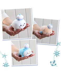 Mother garden しろたん マリン ちびマスコット ぬいぐるみ 《 しろたん / らっこいぬ / らむね》 単品