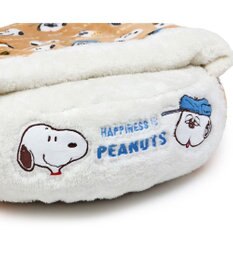 PET PARADISE スヌーピー 丸型寝袋 遠赤外線 《ブラザー柄》 50cm