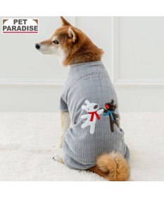 PET PARADISE リサとガスパール ニット風 ロンパース 中型犬