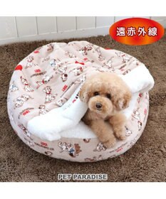 PET PARADISE ディズニー 101匹わんちゃん 丸型寝袋 遠赤外線 《風船柄》 60cm