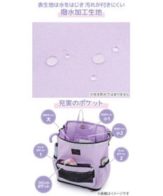 Mother garden マザーガーデン スクエアリュック 【Lサイズ】  《パープル》