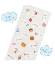 Mother garden しろたん マスキングシール 2枚セット 《食いしん坊柄/おともだち柄》