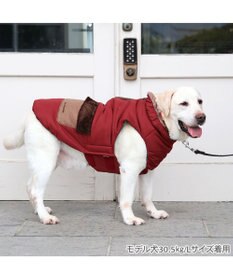 PET PARADISE ペットパラダイス 遠赤外線 保温 エアベスト 《ワインレッド》 中型犬 大型犬