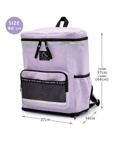 Mother garden マザーガーデン スクエアリュック 【Lサイズ】  《パープル》