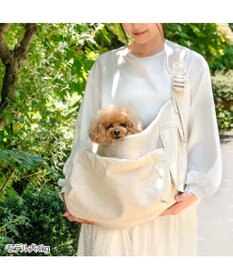 PET PARADISE ペットパラダイス ナチュラル リネンコットン スリング  M 小型犬