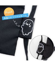 Mother garden しろたん ナップサック 黒色