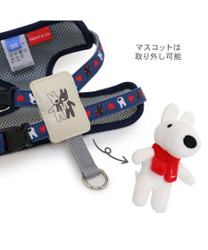 PET PARADISE リサとガスパール マスコット付きハーネス 《ハート柄》 ３Ｓ