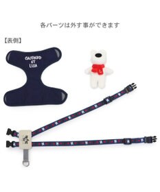 PET PARADISE リサとガスパール マスコット付きハーネス 《ハート柄》 ３Ｓ