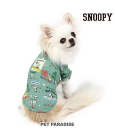 PET PARADISE 犬の服 犬 スヌーピー シャツ 【小型犬】 アロハ サーフ