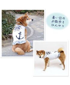PET PARADISE ペットパラダイス マリン柄 タンクトップ SM【中型犬】【大型犬】