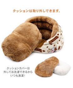 PET PARADISE ・リサとガスパール 遠赤外線 つぼ型ボア カドラー