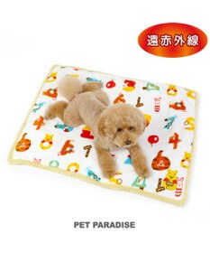 PET PARADISE ディズニー くまのプーさん 遠赤外線 ボアマット《  数字柄 》 (80×60cm)