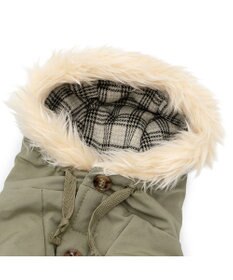 PET PARADISE スヌーピー 遠赤外線 暖ダン モッズコート 小型犬