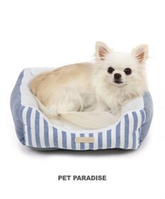 PET PARADISE ペットパラダイス　ストライプカドラー《ブルー》 S 超小型犬