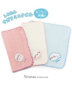 Mother garden しろたん サガラミニタオル 《白》 単品 25cm×25cm