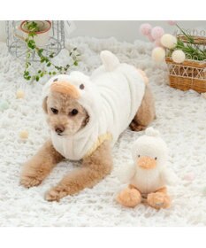 PET PARADISE ペットパラダイス 白あひるさん パーカー 小型犬