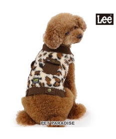 PET PARADISE Lee レオパード ボア ベスト 小型犬