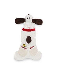 PET PARADISE スヌーピー なりきり ベロア ロンパース 【小型犬】