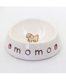 PET PARADISE 【受注生産】ペットパラダイス  えさ皿 食器  名前と誕生日が入ります！ オーダーメイドフードボウル【小】